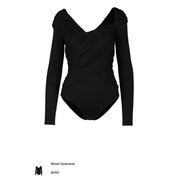 Johanna Ortiz The Sensua Black Bodysuit NWT Size L - Picture 9 of 11